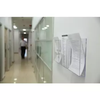 Kieszeń wisząca na ulotki 2xDL