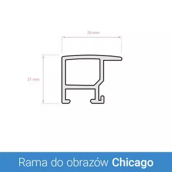 Rama aluminiowa Chicago
