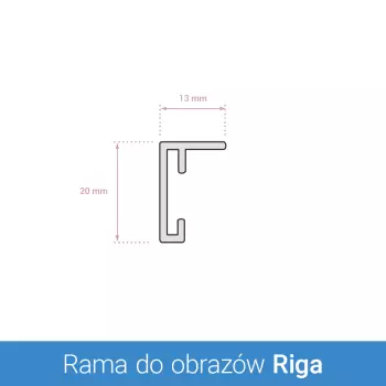 Rama aluminiowa Riga