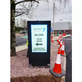 Zewnętrzny totem reklamowy 65 cali