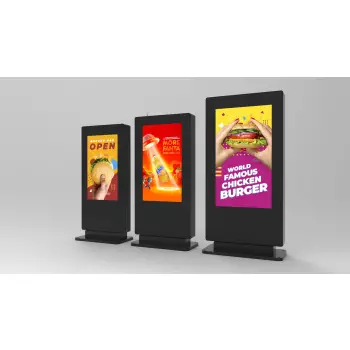 Zewnętrzny totem reklamowy 55 cali