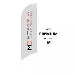 Flaga reklamowa Premium M