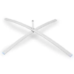 Krzyżak rurki - szary