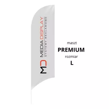 Flaga reklamowa Premium L
