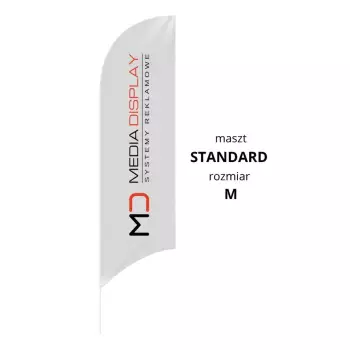 Flaga reklamowa Standard M