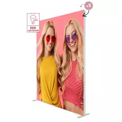 Podświetlana ścianka reklamowa BACKLIGHT 200x250