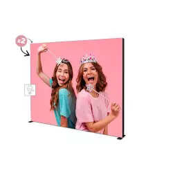 Ścianka podświetlana czarna LUMIX™ 300×250