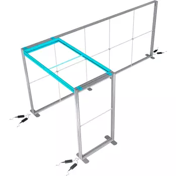 Dach 100x250 do systemu zabudowy targowej LUMIX