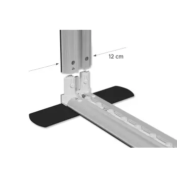 Ścianka podświetlana czarna LUMIX™ 400×250