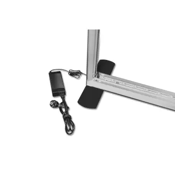 Ścianka podświetlana czarna LUMIX™ 400×250