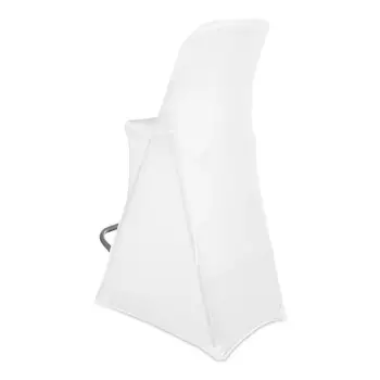Pokrowiec na krzesło koktajlowe - biały