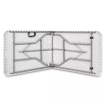 Stół eventowy E180 (180x75 cm) - biały