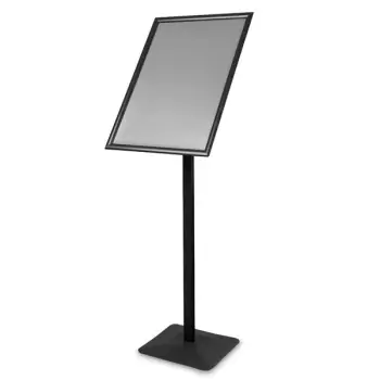Stojak info/menu Premium czarny - A3