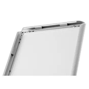 Stojak info/menu Premium srebrny - A2