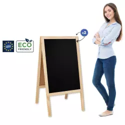 Potykacz drewniany Classic L (61x118 cm) - naturalny