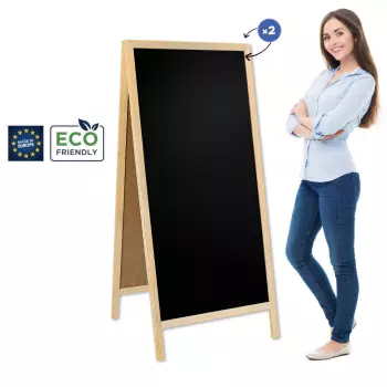 Potykacz drewniany Classic XL (72x160 cm) - naturalny