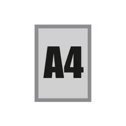 RAMKA MAGNETIC A4 - SREBRNA