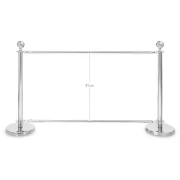 Zestaw słupków Cafeteria - Chrom