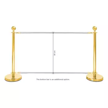 Zestaw słupków Cafeteria - złoty