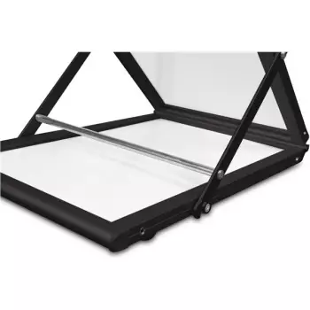 Stojak na ulotki Montana A3 w walizce - czarna