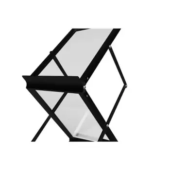 Stojak na ulotki Montana A3 w walizce - czarna