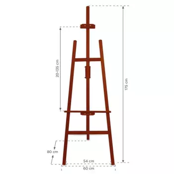 Sztaluga drewniana - mahoń