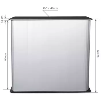 Trybunka Promo 4 prostokąt z półką