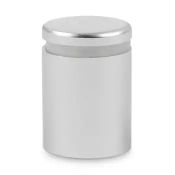 Dystans aluminiowy (srebrna satyna) - 19x19