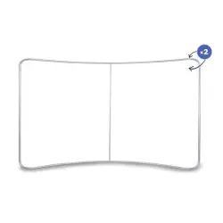 Ścianka tekstylna Atlantis Łukowa 400x230