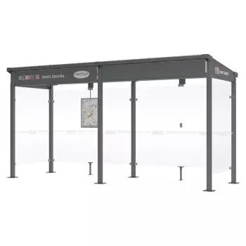 Wiata przystankowa Mediolan