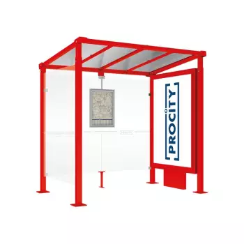 Wiata przystankowa Mediolan