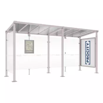 Wiata przystankowa Mediolan