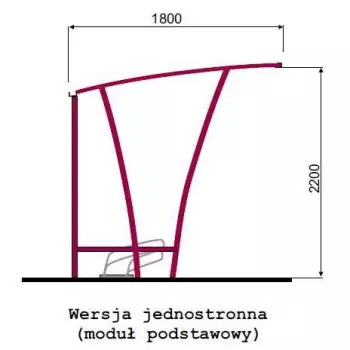 Wiata rowerowa MUNDIAL 12-miejscowa