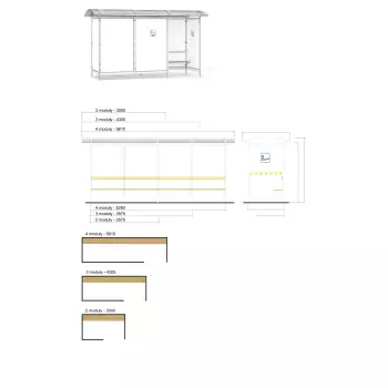 Wiata dla palących KOMFORT
