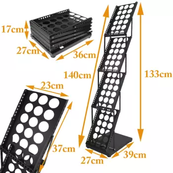 Składany stojak na ulotki A4