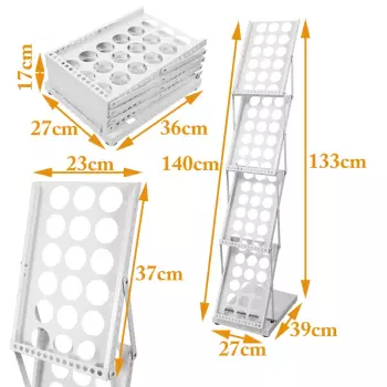 Składany stojak na ulotki A4