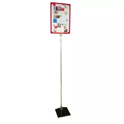 Stojak plakatowy UCHYLNY MAXI A4