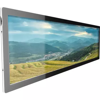 Zestaw ramka-banner panoramiczna Vitrine Media L