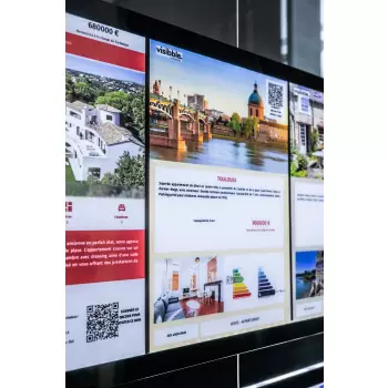 Ramka banner panoramiczny Vitrine Media TWO 2xA3