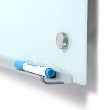 Szklana tablica suchościeralna mleczna