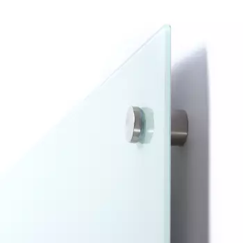 Szklana tablica suchościeralna mleczna