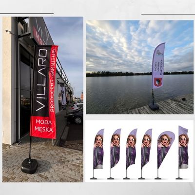 Flagi reklamowe – jak wybrać odpowiedni system i na co zwrócić uwagę?