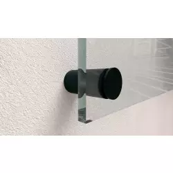 Dystans aluminiowy czarny 15x20