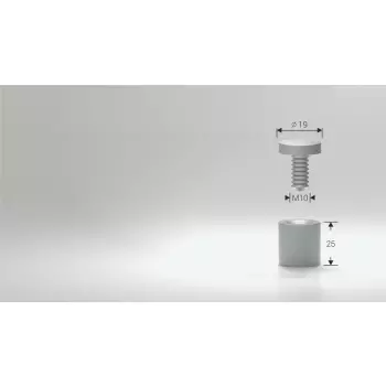 Dystans aluminiowy satyna 19x25