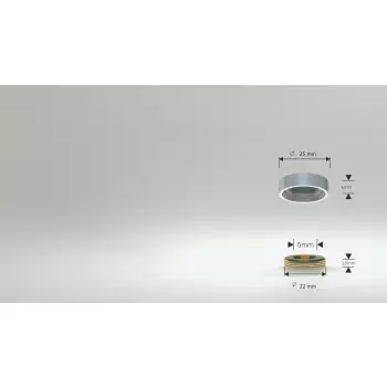 Zaślepka na śrubę czarna 25 mm