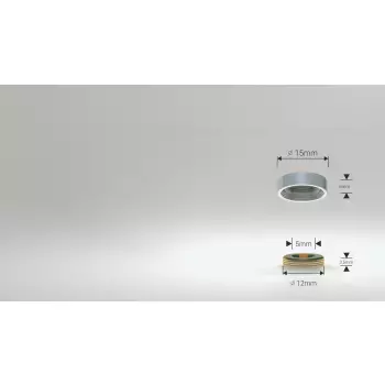 Zaślepka na śrubę czarna 15 mm