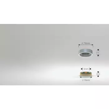 Zaślepka na śrubę czarna 19 mm