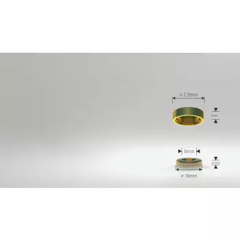 Zaślepka na śrubę złota 12 mm