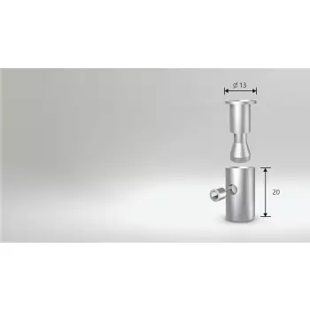 Dystans ze stali nierdzewnej z blokadą 13x20