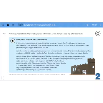 Program edukacyjny mTalent Czytanie ze zrozumieniem